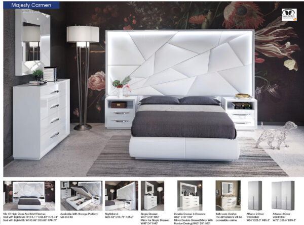 Majesty Bedroom w/light and Carmen Cases Gallery 2
