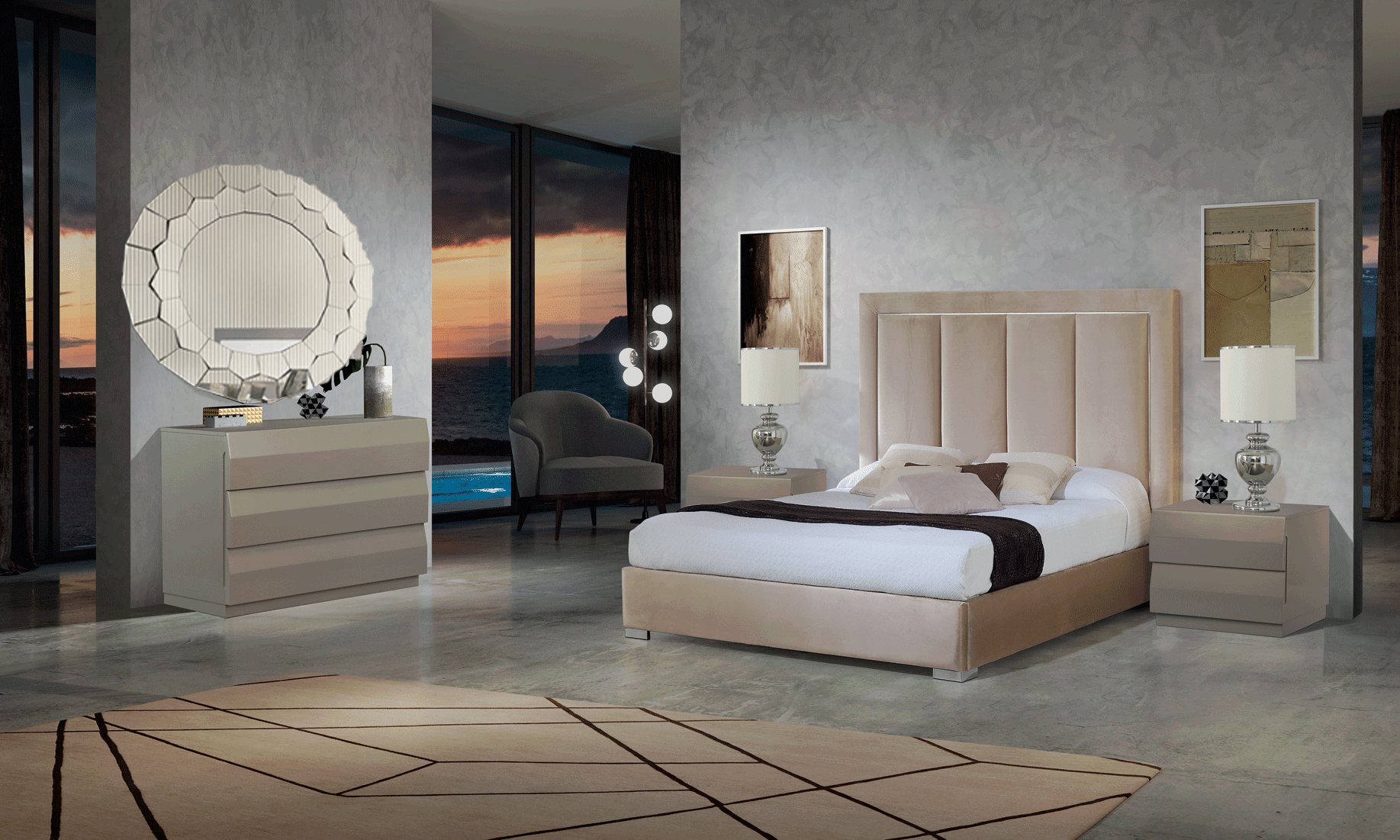 Monica Bedroom with Storage, M152, C152, E115 Gallery 1