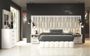 Orion Bed with Emporio Nightstands Gallery 1