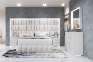 Orion Bed with Wave White cases Gallery 1