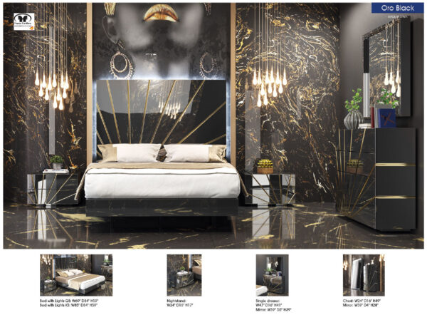 Oro Black Bedroom Comp 2 Gallery 2