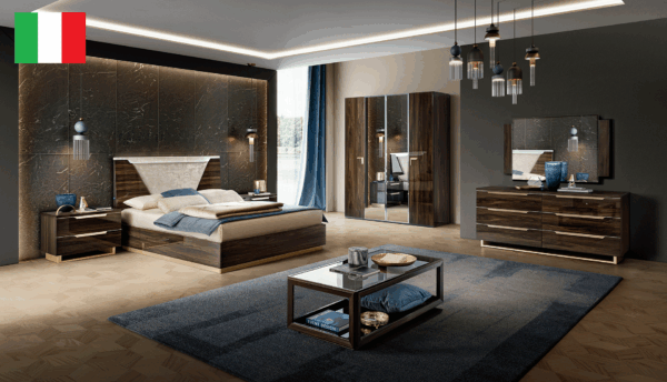 Smart Bedroom Walnut by Camelgroup - Italy