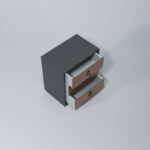 Emporio Black Nightstand Gallery 2