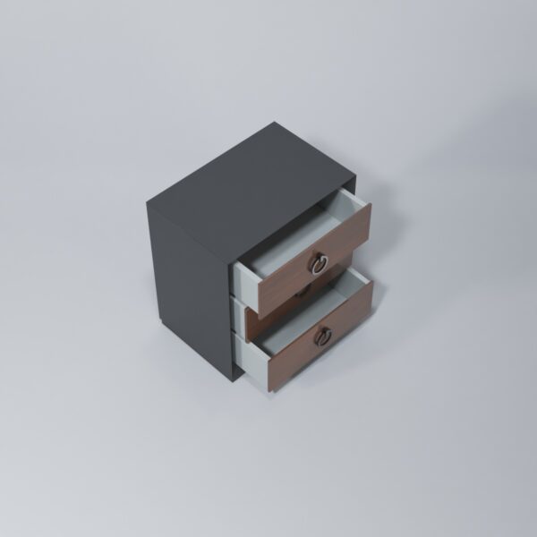 Emporio Black Nightstand Gallery 2