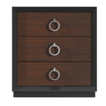 Emporio Black Nightstand