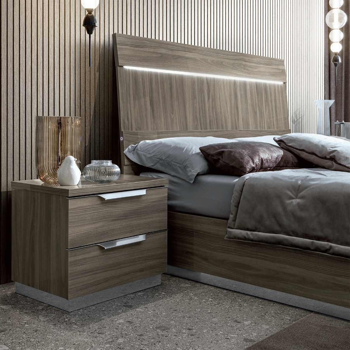Kroma Nightstand GREY Gallery 1