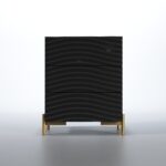 Wave Nightstand Dark grey Gallery 1