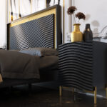 Wave Nightstand Dark grey Gallery 3