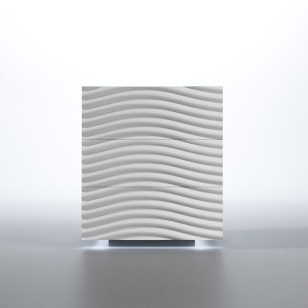 Wave Nightstand White Gallery 1