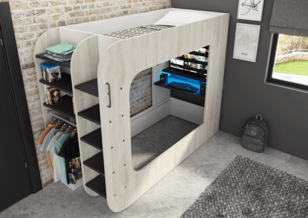 Gamer Bed 35.43" x 78.7" Natural Color Gallery 3