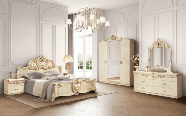 Barocco Ivory 4 Door Wardrobe Gallery 2