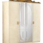 Barocco Ivory/Gold 4 Door Wardrobe