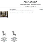 Doris Dining room CHAIRS Set- SOLD AS A SET Gallery 1