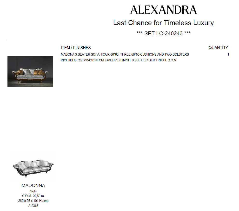Madonna Sofa Gallery 1