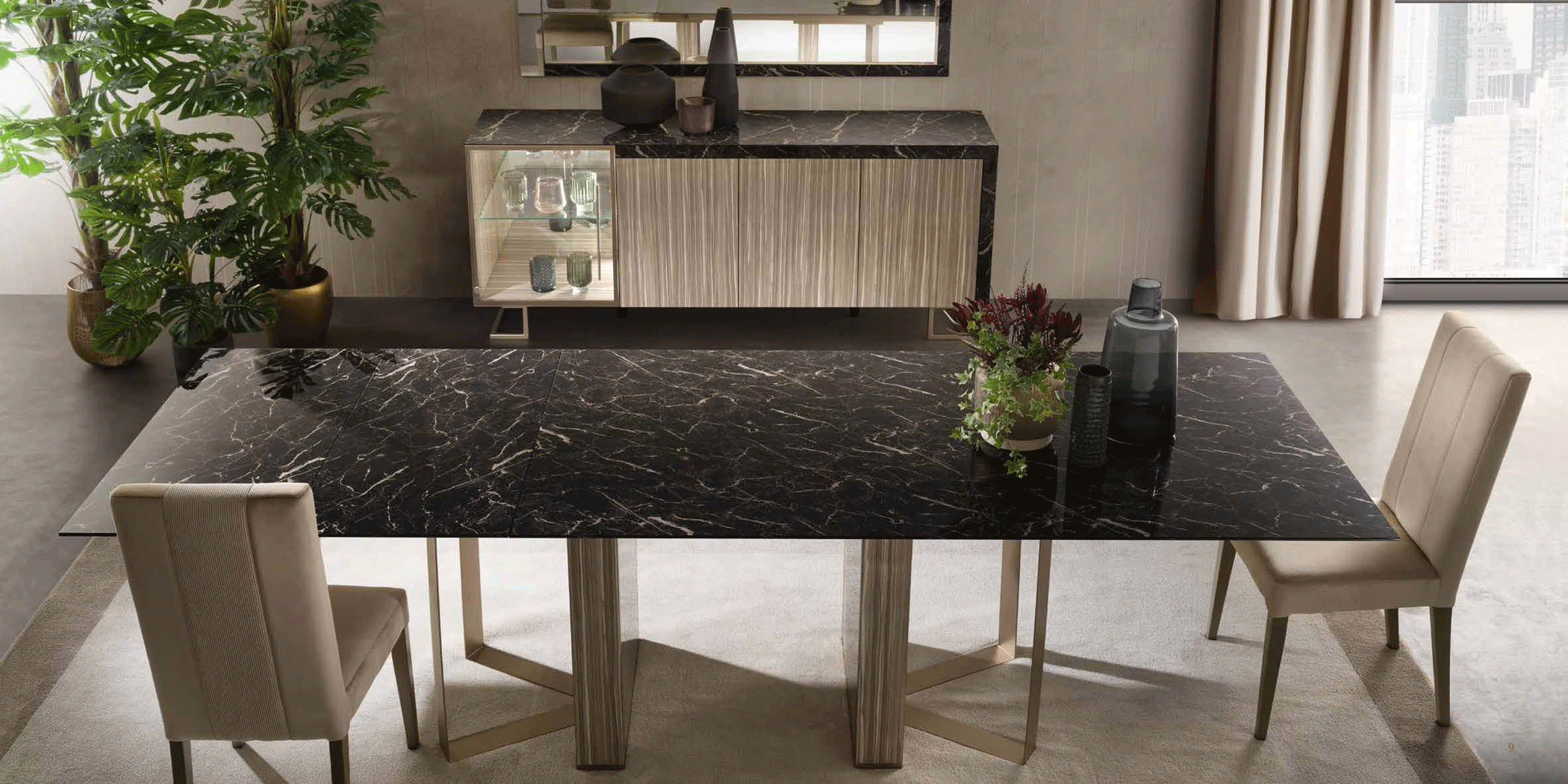 Luce Dark Dining Room Gallery 1