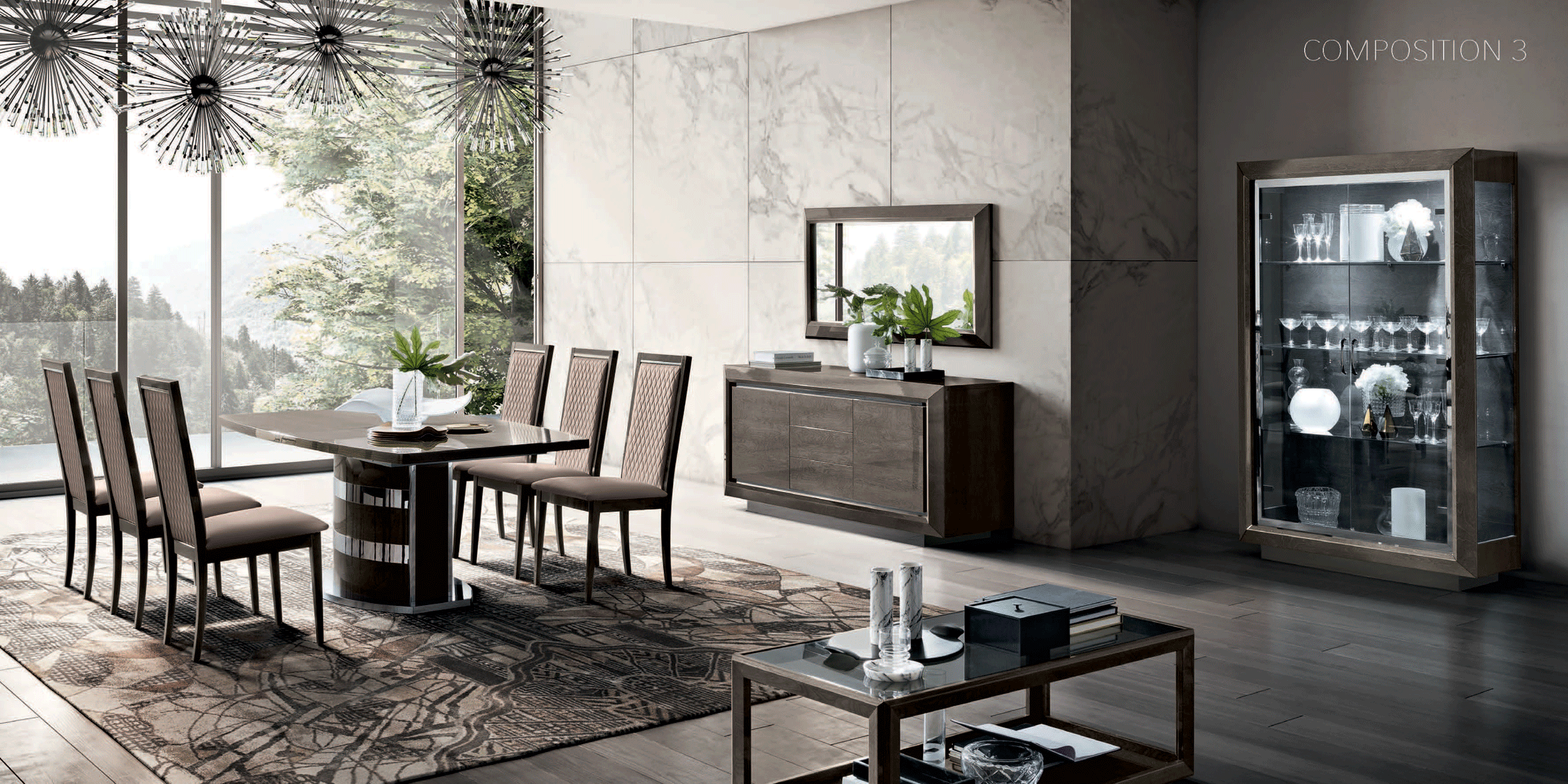 Elite Dining Additional Items Silver/Birch Gallery 1