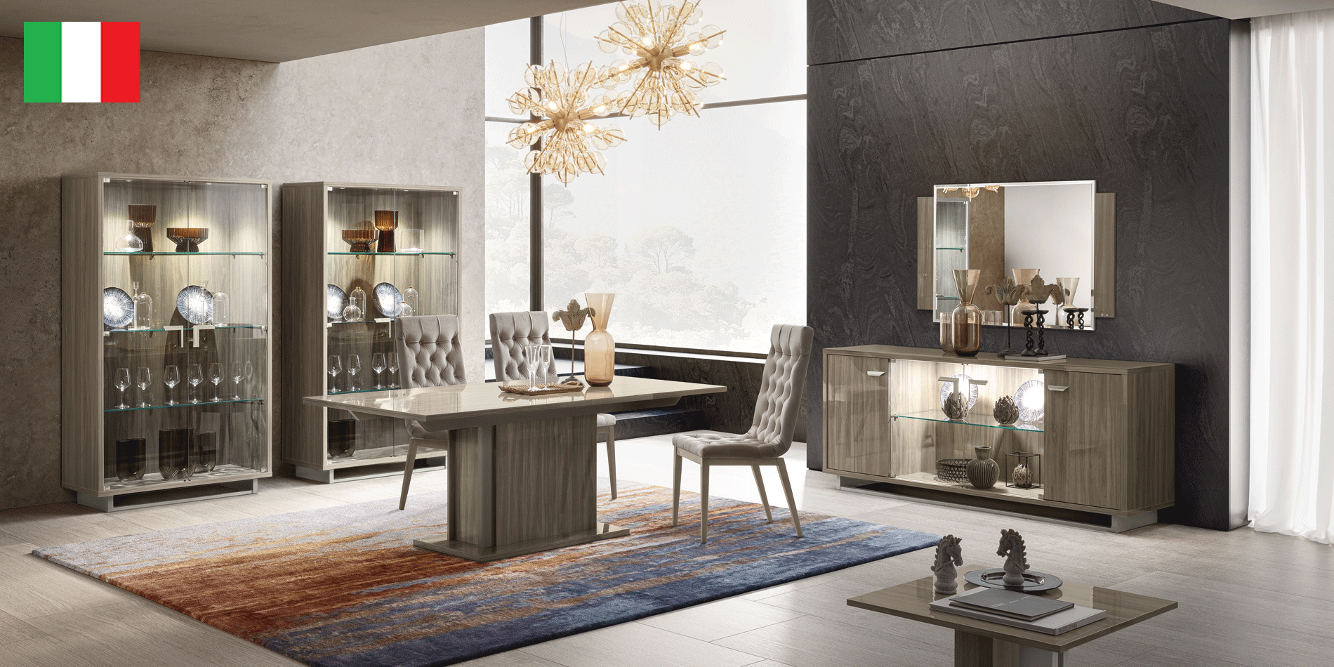 Volare Dining Room Venetian Grey by Camelgroup - Italy