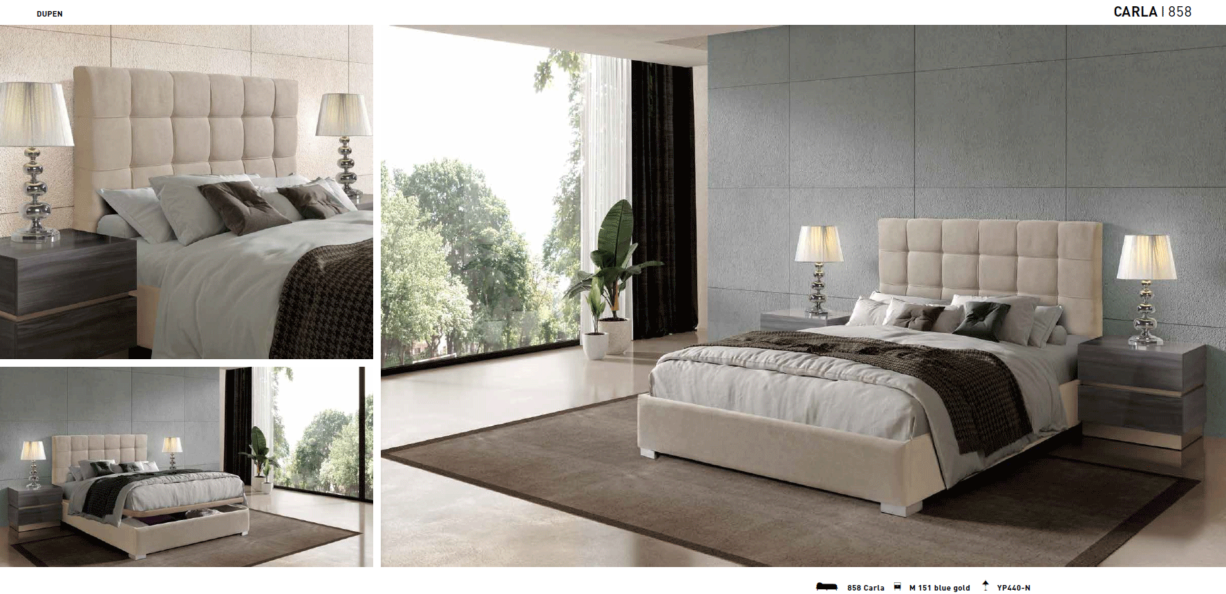 858 Carla Bed, M-151, C-151, YP440-N Gallery 1
