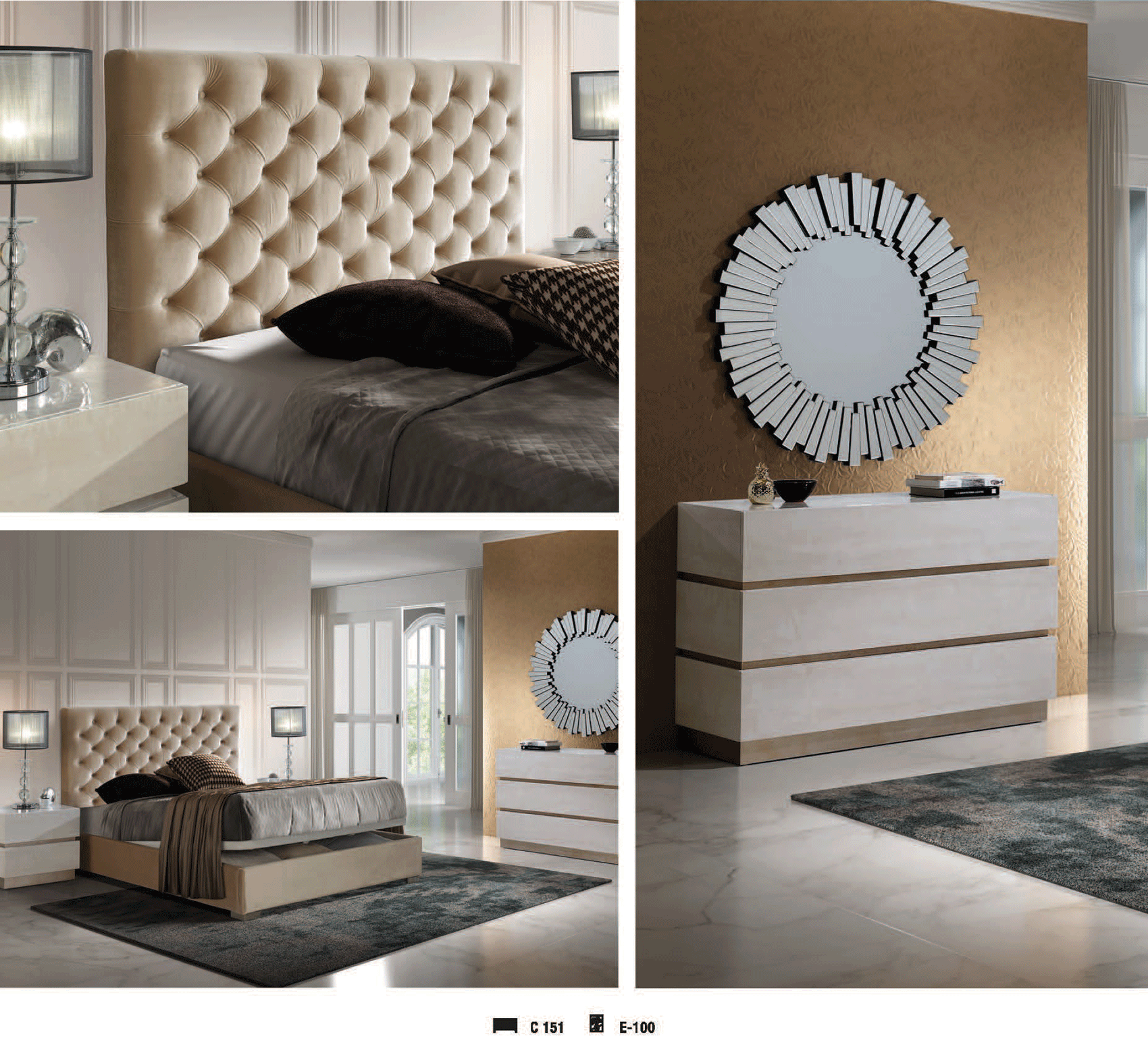 852 Gala Bed, M-151, C-151, E-100 Gallery 1