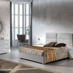 851 Sara Bed with Storage, M-100, C-100, E-418, DC-508, FL-15011-NBK, LT-3538-W1