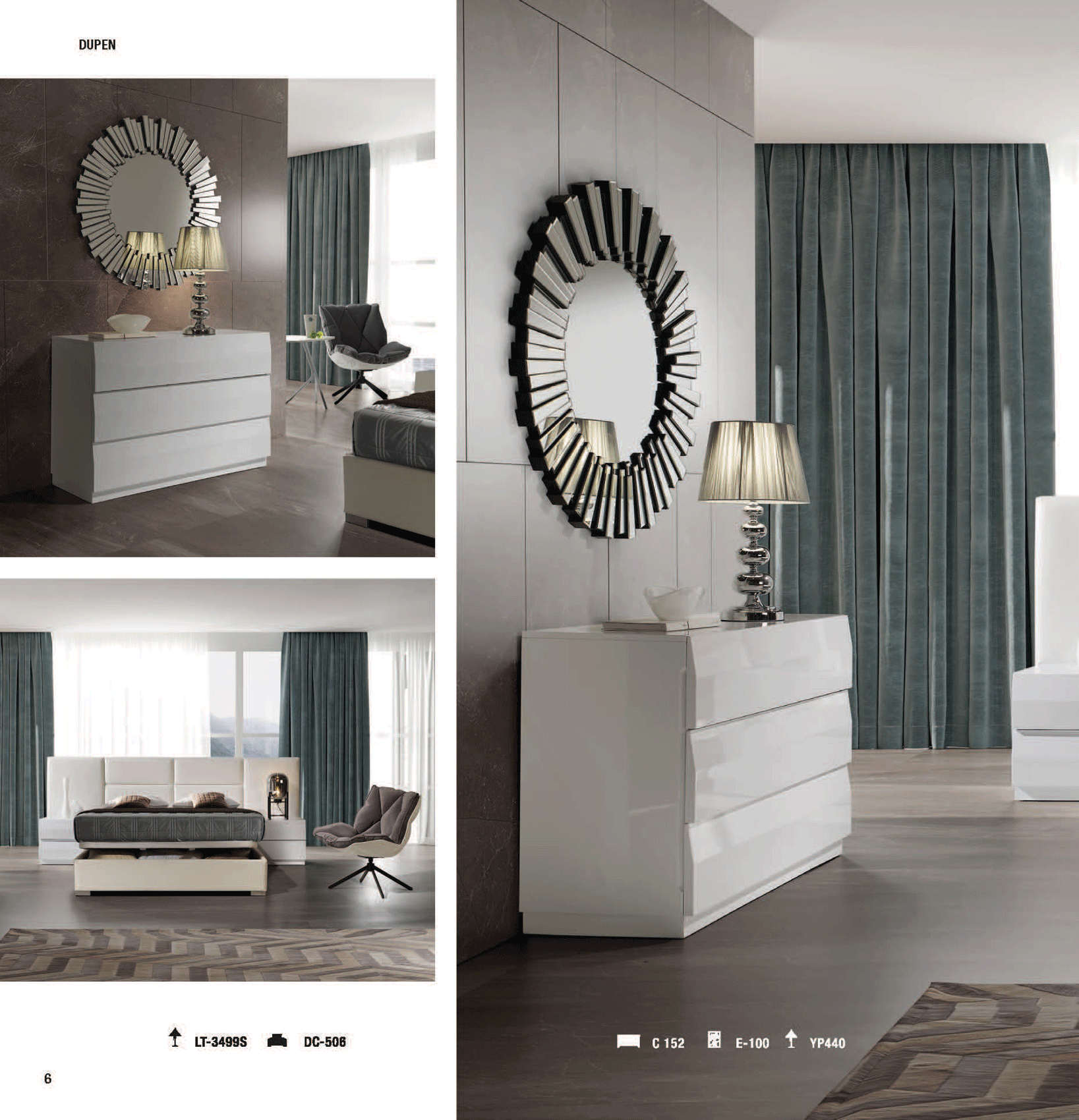 851 Sara Bed w/Wings, M-152, C-152, E-100, DC-506, YP440-N Gallery 1