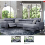 Quartz Sectional Right w/Electric Recliner and Bed Gallery 2