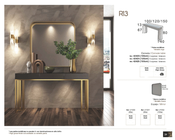 R13 Console Table Gallery 1