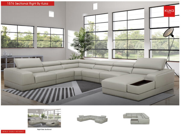 1576 Sectional Right by Kuka Gallery 1