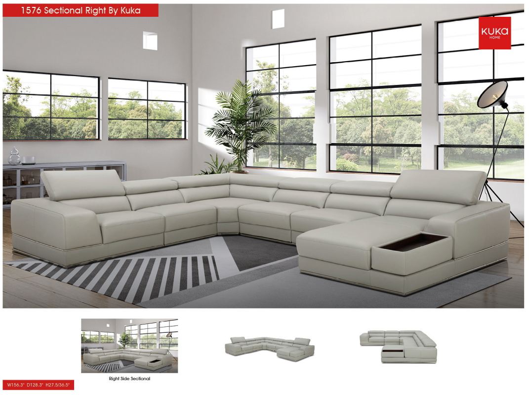 1576 Sectional Right by Kuka Gallery 1