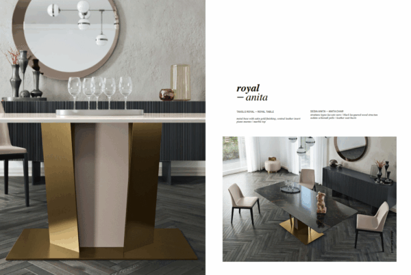 Royal Dining Table with Anita chairs Gallery 1