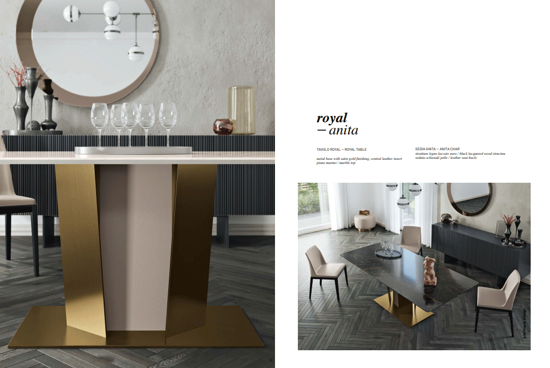 Royal Dining Table with Anita chairs Gallery 1
