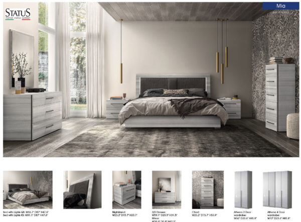 Mia Bedroom w/ Light Gallery 2