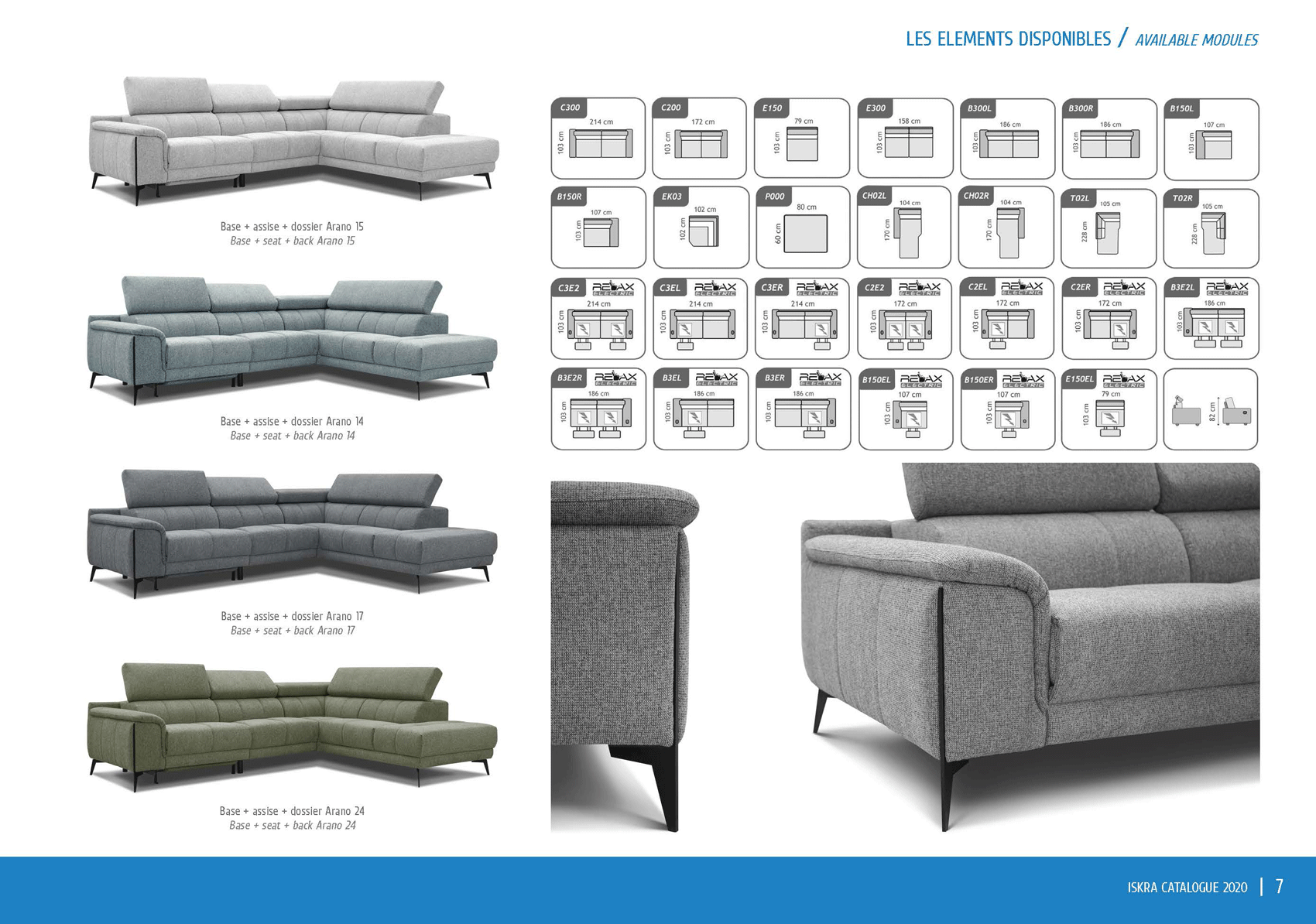 Amira Sectional w/Recliner Gallery 1