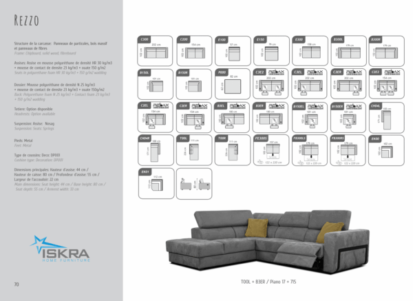 Rezzo Sectional w/Recliner Gallery 1