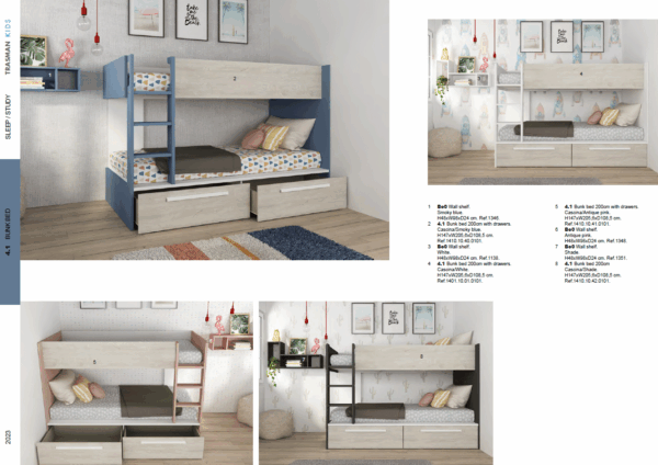 4.1 Reversible Bunk bed 200cm Gallery 3