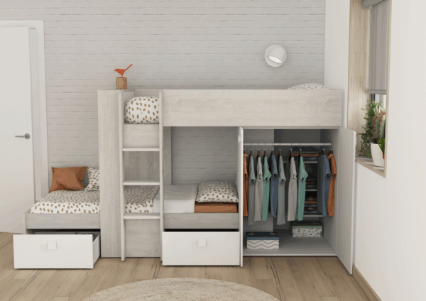 Bo1 Reversible Bunk Bed 190cm Gallery 2