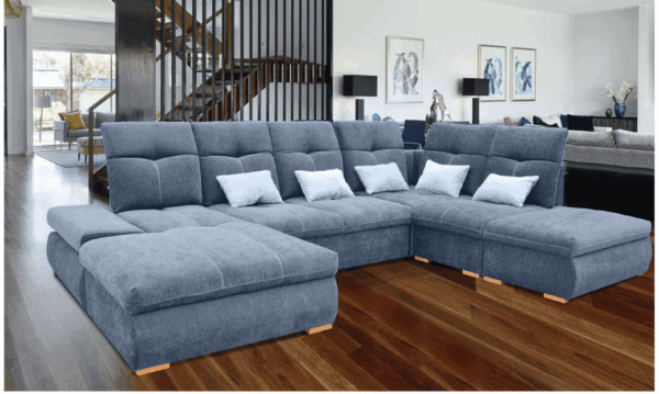 Opera Sectional Left with bed and storage Gallery 1