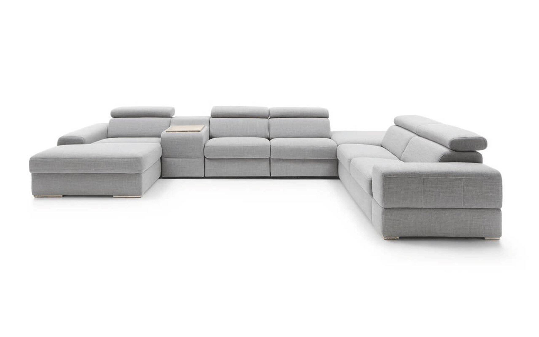 Plaza Sectional w/Bed, Recliner Chair, Bar & Storage Gallery 1