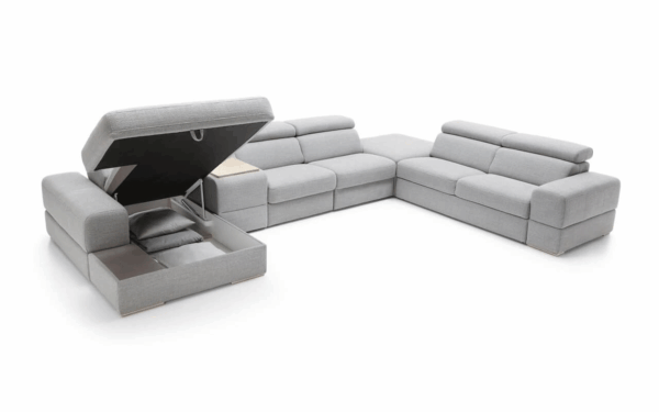 Plaza Sectional w/Bed, Recliner Chair, Bar & Storage Gallery 3