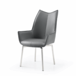 1218 swivel dining chair Dark Grey Gallery 1