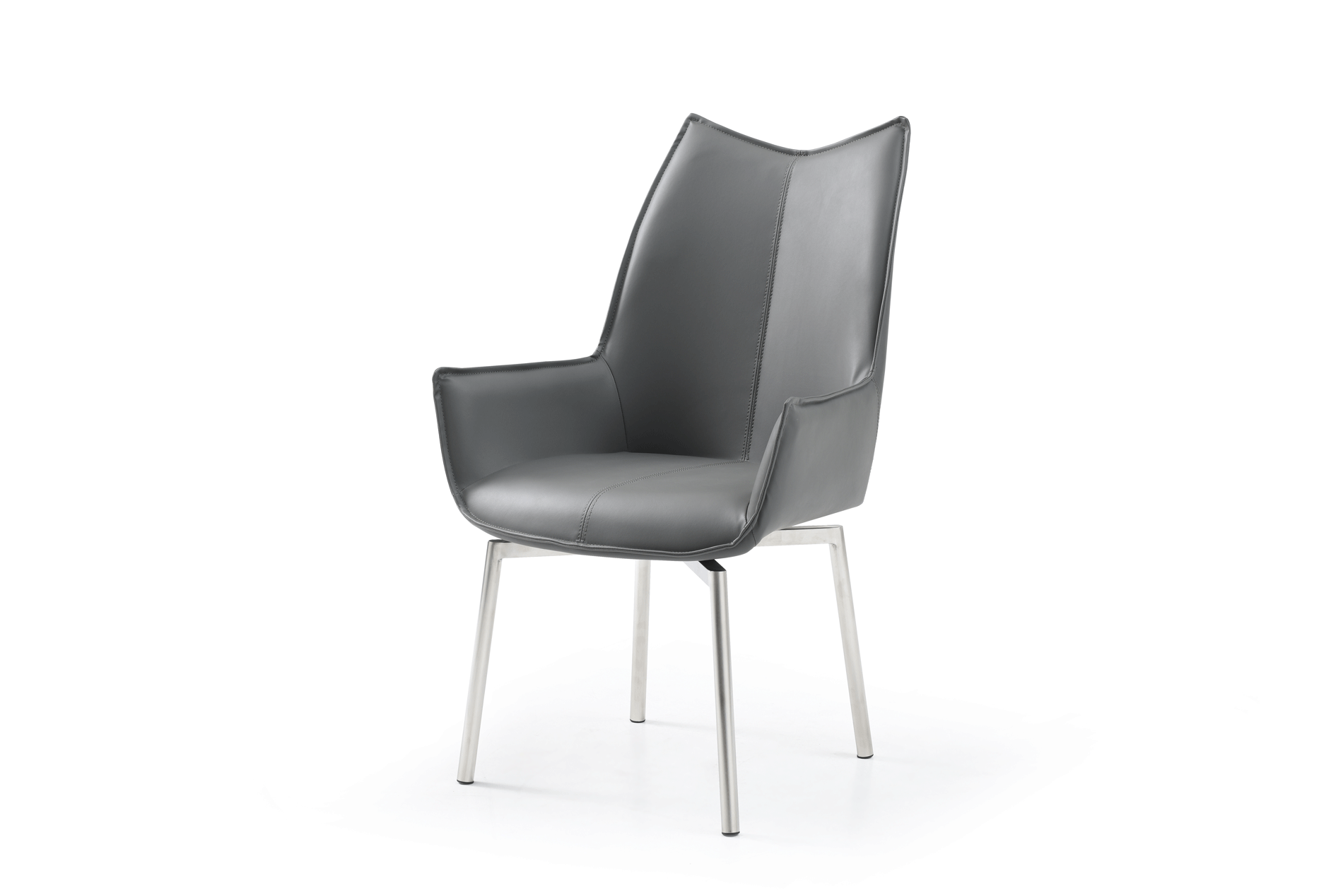 1218 swivel dining chair Dark Grey Gallery 1