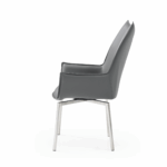 1218 swivel dining chair Dark Grey Gallery 3