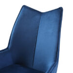 1218 swivel dining chair Navy Blue Fabric Gallery 3