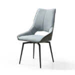 1239 Swivel dining chair Blue/Dark Gallery 1