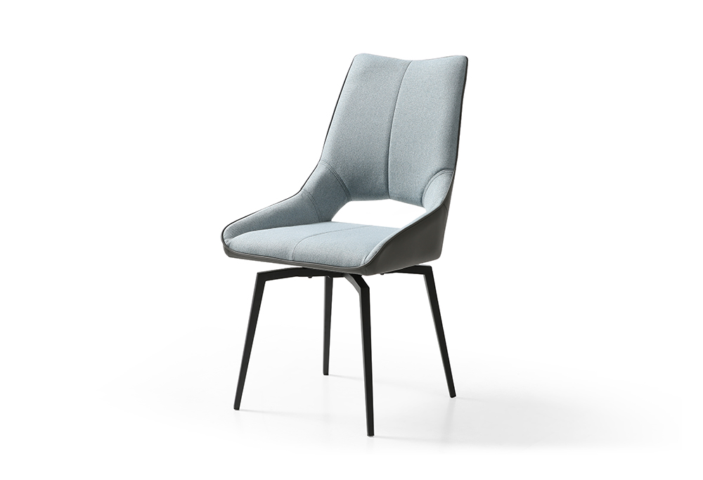 1239 Swivel dining chair Blue/Dark Gallery 1