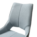 1239 Swivel dining chair Blue/Dark Gallery 2