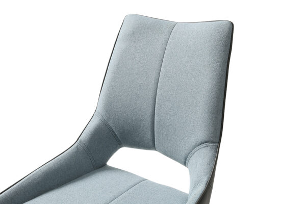 1239 Swivel dining chair Blue/Dark Gallery 2