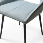 1239 Swivel dining chair Blue/Dark Gallery 3