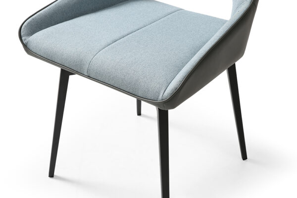 1239 Swivel dining chair Blue/Dark Gallery 3
