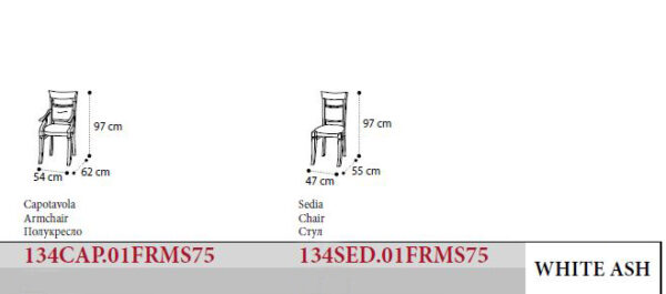 Treviso Chairs White Ash Gallery 2